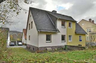 Haus kaufen in 34346 Hannoversch Münden, Zum Selbstverwirklichen und Gestalten: Entkernte DHH in angenehmer Lage Hann. Münden