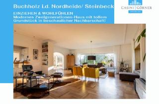 Einfamilienhaus kaufen in 21244 Buchholz, ZWEI GENERATIONEN UNTER EINEM DACH - Modernes Wohnen in beschaulicher Nachbarschaft von Buchholz!