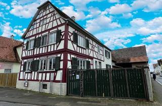 Haus kaufen in 68649 Groß-Rohrheim, Groß-Rohrheim - Charmantes Fachwerkjuwel mit separater Einliegerwohnung - 2013 umgebaut und hochwertig saniert