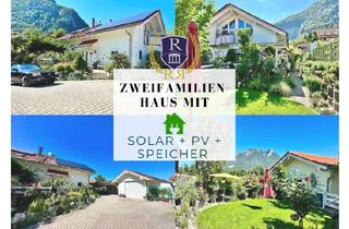 Haus kaufen in 83126 Flintsbach, ZFH mit Garage-Halle, PV-Anlage, Solar & Pelletsheizung