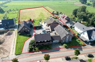 Haus kaufen in Hellweg 10, 46399 Bocholt, Wohnhaus Geschäftshaus Pferdeimmobilie Bocholt mit großem Baugrundstück und Wiese/Weideland