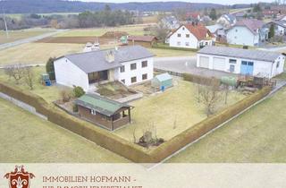 Haus kaufen in 93336 Altmannstein, Kombinieren Sie Wohnen & Arbeiten - Großzügiger Bungalow mit Nebengebäude auf schönem Eckgrundstück