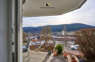 Wohnung kaufen in 72221 Haiterbach, 5-Zimmer-Hochparterre-Wohnung mit wunderschönem Blick auf das idyllische Waldachtal