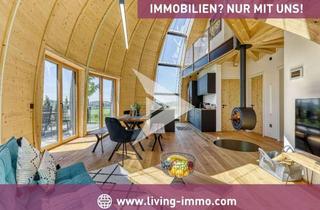 Haus kaufen in 94154 Neukirchen, PANORAMA_SKYDOME - Postmodernes Holzkuppelhaus mit Doppelcarport (Neubau, Energielevel A+)