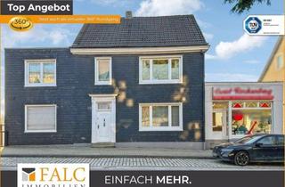 Gewerbeimmobilie kaufen in 42855 Remscheid, Vielseitiges Wohn- und Geschäftshaus mit Garagen/Werkstatt und Gartenoase
