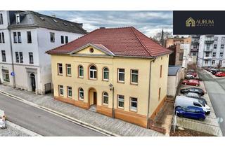 Haus kaufen in Straße Des Friedens, 07381 Pößneck, ‼️ Wohn- und Geschäftshaus + 14 Einzelgaragen im Zentrum von Pößneck ‼️