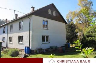 Haus kaufen in 72458 Albstadt, Albstadt - SCHÖNER GARTEN + GARAGE: Gepflegte DHH, Ebingen