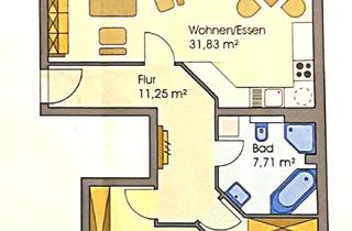 Wohnung kaufen in Karlsplatz 3b, 16303 Schwedt, Gepflegte 3-Zimmer-DG-Wohnung mit Balkon und Einbauküche in Schwedt/Oder