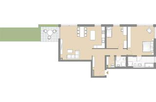 Wohnung kaufen in Rotenbachtalstraße 33, 76530 Innenstadt, Traumwohnung mit 122 m² Wohnfläche und eigenem Garten! (201)