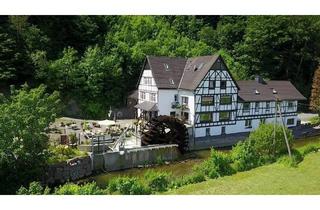 Haus kaufen in 57392 Schmallenberg, Schmallenberg - Mühlen-Café (geöffnet) mit Wasserrad plus 4 Wohnungen u. 5 Gästezimmer in Schmallenberg!