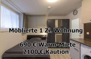 Wohnung mieten in Schwebelstr., 75172 Weststadt, ab sofort- möbliertes 1 Zimmer Apartment in zentraler Lage in Pforzheim