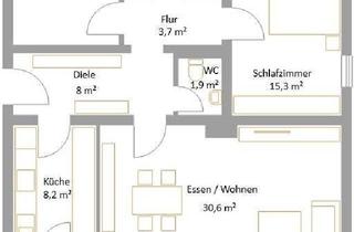 Wohnung kaufen in 73092 Heiningen, Top Gelegenheit! 3 Zimmer Wohnung 1.OG mit Loggia in ruhiger Lage