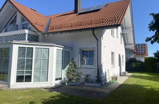 Doppelhaushälfte kaufen in 87674 Ruderatshofen, Sofort beziehbar - Doppelhaushälfte mit Wintergarten, großem Garten und Garage in 87674 Immenhofen