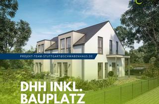 Doppelhaushälfte kaufen in 71691 Freiberg am Neckar, Traumhafte Doppelhaushälfte inkl. Bauplatz in Top Lage!