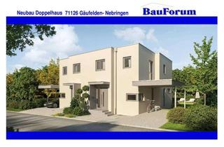 Doppelhaushälfte kaufen in Gerstenstraße, 71126 Gäufelden, Willkommen Zuhause in Ihrer sonnigen Doppelhaushälfte in Ortsrandlage!