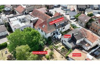 Haus kaufen in 55450 Langenlonsheim, Ein ideales Zweifamilienhaus mit Baugrundstück und Lagerflächen.