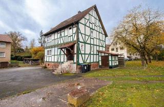 Haus kaufen in 37284 Waldkappel, Charmantes Fachwerkhaus mit großartigem Nebengebäude am Ortsrand
