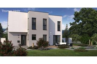 Doppelhaushälfte kaufen in 66740 Saarlouis, Topp moderne Doppelhaushälfte mit Flachdach KfN und QNG förderfähig !