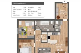 Wohnung kaufen in 92345 Dietfurt, Dietfurt - HAUS 3; 7TÄLER WOHNEN Dietfurt: Neubau 3-Zimmer-Obergeschoss-Wohnung mit Aufzug u. Tiefgarage (provisionsfrei)