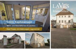 Haus kaufen in 31867 Lauenau, Solide Kapitalanlage! WGH mit zwei Praxen, 3 Wohnungen & großer Lagereinheit