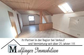 Wohnung mieten in 91085 Weisendorf, Weisendorf - 3 Zi. DG Wohnung mit Küche, Gartenmitbenutzung und Garagenstellplatz