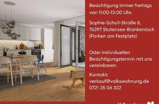 Wohnung kaufen in Sophie-Scholl-Straße 20, 76297 Stutensee, Großzügige 4-Zimmer-Wohnung mit Gartenanteil (Nr. 27)