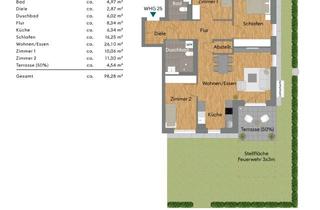 Wohnung kaufen in Sophie-Scholl-Straße 20, 76297 Stutensee, Ideal für Familien, 4-Zimmer-Wohnung mit Gartenanteil (Nr. 25)
