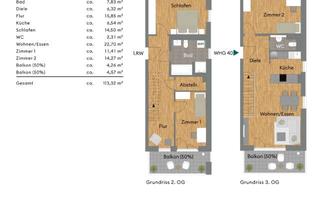Wohnung kaufen in Sophie-Scholl-Straße 28, 76297 Stutensee, Stilvoll wohnen auf zwei Ebenen, tolle 4-Zimmer-Maisonette-Wohnung (Nr. 40)