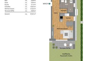 Wohnung kaufen in Sophie-Scholl-Straße 28, 76297 Stutensee, 2-Zimmer-Wohnung mit Gartenanteil (Nr. 34)