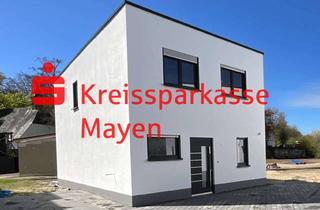 Einfamilienhaus kaufen in Bahnhofstr. 65b, 56759 Kaisersesch, Neubau. Massiv gebaut. KfW 55. Wärmepumpe. Fußbodenheizung.