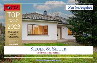 Haus mieten in 53844 Troisdorf, Zur Miete: Gemütlicher und heller Bungalow in ruhiger Lage von Troisdorf-Kriegsdorf! Für zwei Personen geeignet!