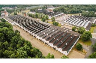 Büro zu mieten in Steinriedendamm 15, 38108 Schunteraue, 7.772 m² Lagerhalle mit Bürocontainer, teilbar ab 3.400 m² mit Außenfläche von 2.500 m²