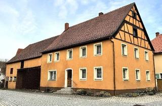 Einfamilienhaus kaufen in 91732 Merkendorf, Merkendorf - denkmalgeschütztes Einfamilienhaus mit großer Scheune und ehemaligen Stallungen