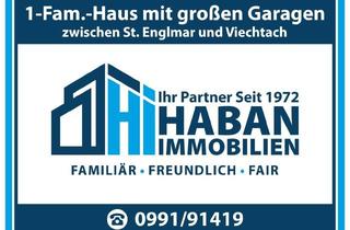Haus kaufen in 94371 Rattenberg, Rattenberg - 1-Fam.-Haus mit großen Garagen zw. St. Englmar und Viechtach