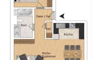Wohnung mieten in 63450 Hanau, 2-Zimmer-Dachgeschosswohnung zentral im Hanau - nahe der Innenstadt!