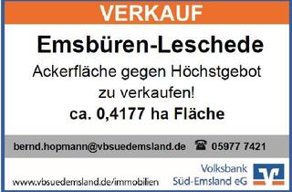 Immobilie kaufen in 48488 Emsbüren, 0,4177 ha Ackerfläche Mindestgebot 10,00 €/qm