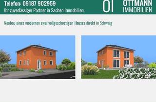 Haus kaufen in 90571 Schwaig bei Nürnberg, Neubau von modernen und vollgeschossigen Häusern direkt in Schwaig