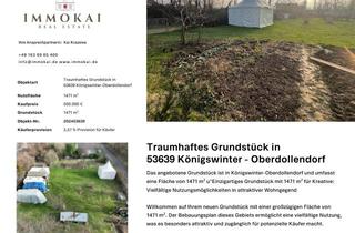 Gewerbeimmobilie kaufen in 53639 Königswinter, Seltene Gelegenheit: Traumhaftes Grundstück in Königswinter-Oberdollendorf