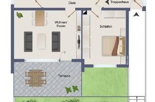 Wohnung kaufen in 54296 Trier, Trier - Großzügige 2 Zimmerwohnung mit eigenem Garten