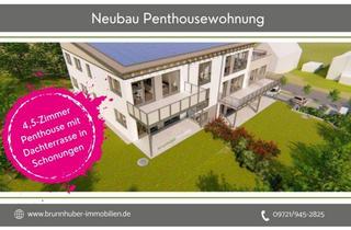 Penthouse mieten in Hausener Straße, 97453 Schonungen, Neubau: Exklusives Penthouse mit 4,5-Zimmern und Dachterrasse zu vermieten