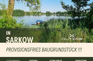 Grundstück zu kaufen in 15848 Friedland, 1200m² Baugrundstück in Sarkow am Schwielochsee ca. 200 Meter vom See PROVISIONSFREI