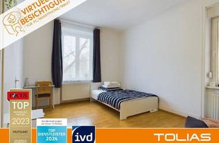 Wohnung kaufen in 70191 Stuttgart, Stuttgart - Milaneo-Nähe und Altbaucharme vereint: 3-Zimmer-Wohnung mit Balkon und vielseitigem Raumkonzept!