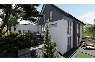 Haus kaufen in 42799 Leichlingen (Rheinland), Modernes Architektenhaus als Ausbauhaus auf riesigem Grundstück+neueste Wärmepumpe