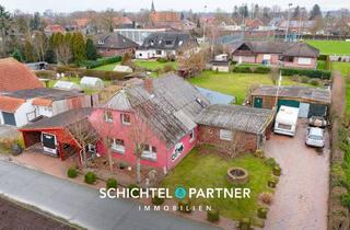 Einfamilienhaus kaufen in 26936 Stadland, Stadland - Schwei | Großzügiges Einfamilienhaus mit Terrasse, großem Garten & weiterem Baugrundstück
