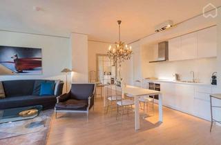 Immobilie mieten in Bertolt-Brecht-Platz, 10117 Mitte, Luxuriös ausgestattete Wohnung mit Spreeblick und sonnigem Balkon, Spa & Swimming Pool im YOO Berlin
