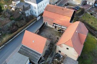 Grundstück zu kaufen in 01683 Nossen, Nähe Dresden - Historischer Hof im Zentrum der Stadt Nossen, Baudenkmal- AfA, Wohnen und Arbeiten