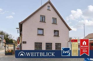Haus kaufen in 74245 Löwenstein, Löwenstein - WEITBLICK: Historisches Zweifamilienhaus mit Werkstatt!