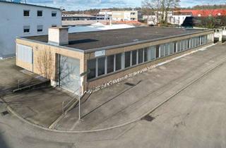 Gewerbeimmobilie kaufen in 73230 Kirchheim, Große Gewerbehalle mit Ausbaupotenzial, Garage und 9 Parkplätzen