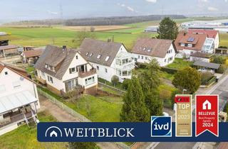 Haus kaufen in 71735 Eberdingen, WEITBLICK: 1-2 Familienhaus in Feldrandlage!