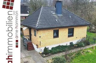 Haus kaufen in Grenztal 19, 24955 Harrislee, Ruhig gelegener Bungalow an der deutsch-dänischen Grenze zu verkaufen
